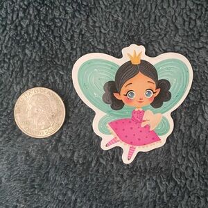10/$10 Stickers - Cartoon Tooth Fairy Girl Sticker